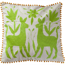 Coussin vert jumeau 50x500 Otomi ViBamos