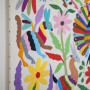 Tableau le paon Otomi de ViBamos tissu Otomi mexicain