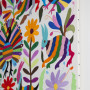 Tableau le paon Otomi de ViBamos tissu Otomi mexicain