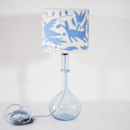 Lampe Biot ViBamos tissu Otomi mexicain